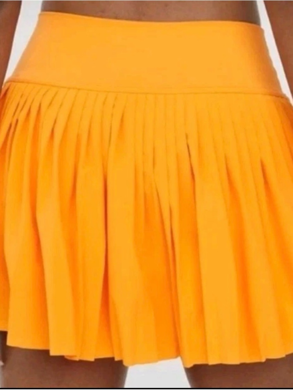 Aerie Gold/Orange Pleated Women’s Tennis Skirt
